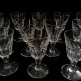 12 crystal water glasses from Baccarat, Missouri model.
