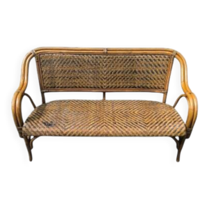 banquette Rotin