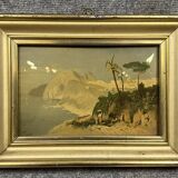 Cleto Capri: Two orientalist watercolors from the late 19th century