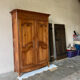 Antique cherry wood wardrobe – 19th century – Louis XV style