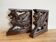 Paire de sculptures en bois, Griffons ailés — XIXe siècle