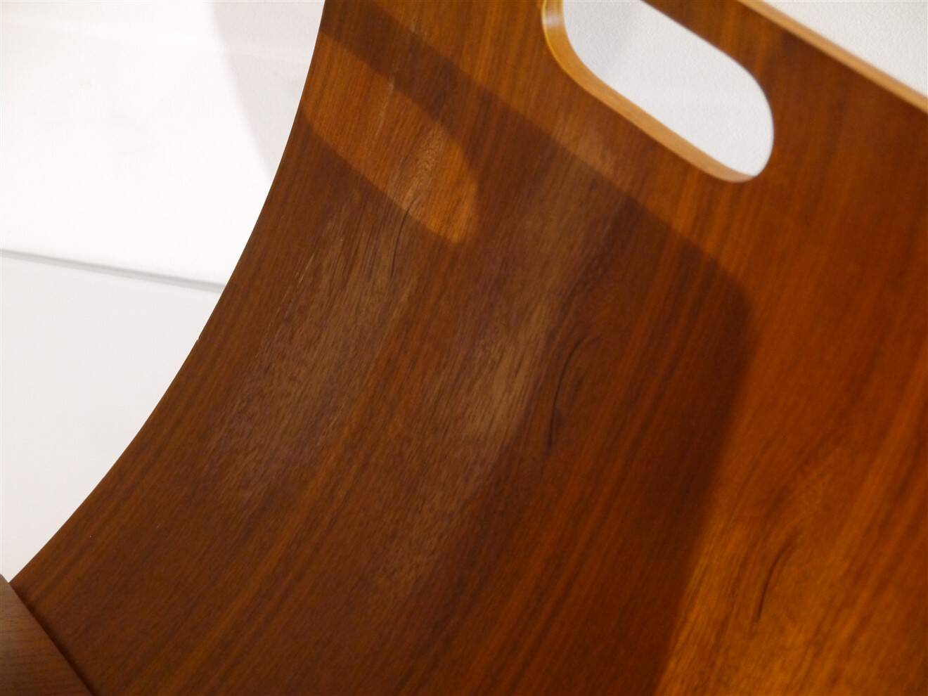 Danish magazine rack in teak by Jens Nielsen 1970