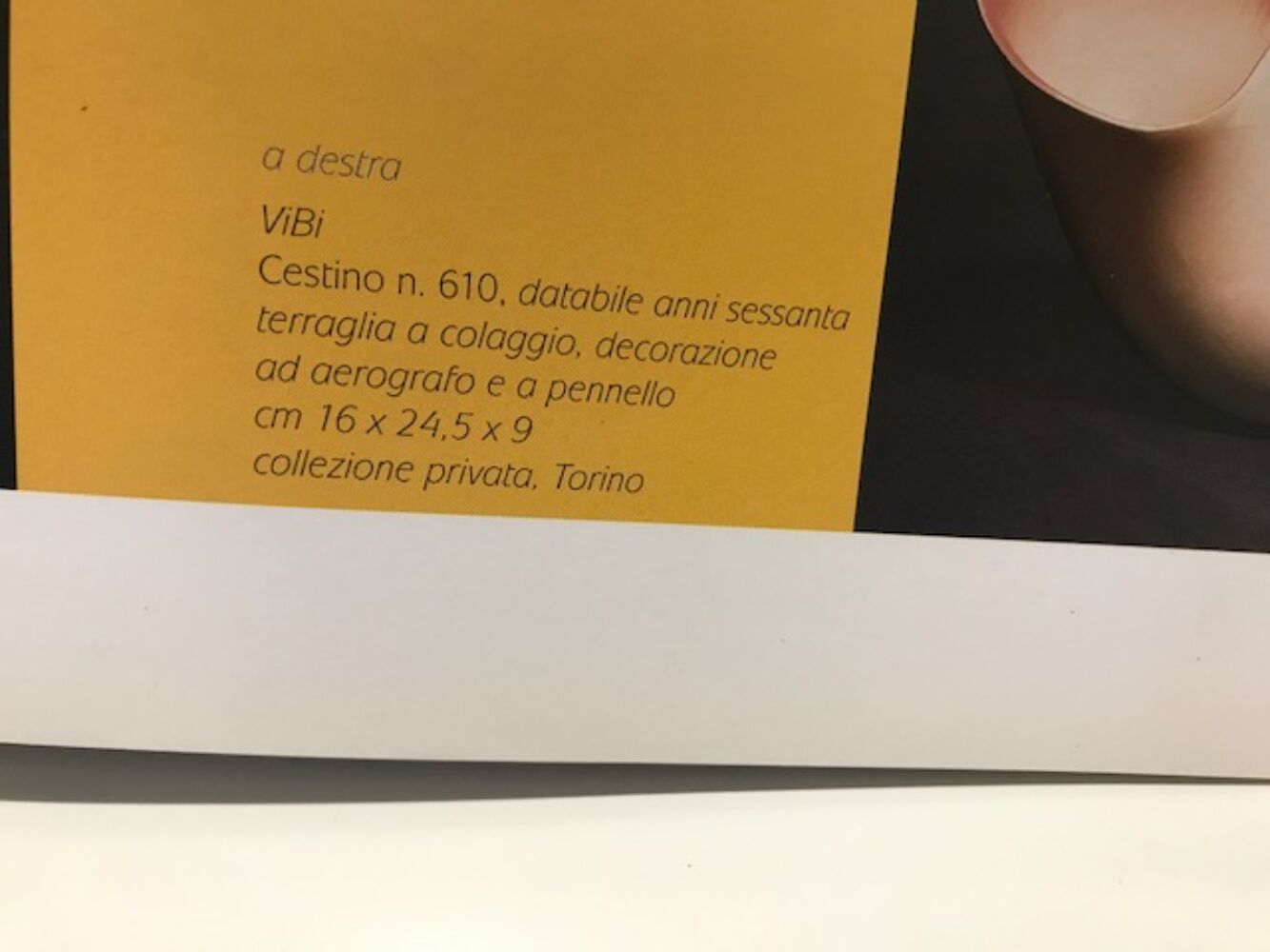 Vase model Nr 610 by Vibi, Turin, Italy