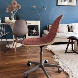 Rare La Fonda chair by George Nelson for Herman Miller. Original fabric by Alexander Girard