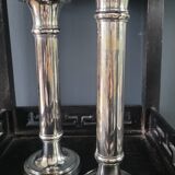 Pair of silver candlesticks