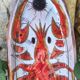 Vallauris earthenware plate signed by Kurt and Monique Brunner - lobster