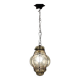 Murano Glass Wrought Iron Light Pendant