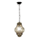 Murano Glass Wrought Iron Light Pendant