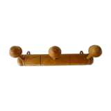 Patères bois blond