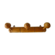 Patères bois blond