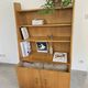 Bibus library chest wooden golden oak vintage 50s 60s 70s
