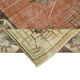Tapis beige des années 1980 tissé à la main d'Anatolie 192 cm x 326 cm