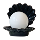 Black ceramic shell lamp