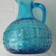 Blue glass jug