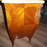 Louis XV style inlaid chest of drawers