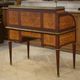 Louis XVI style cylinder desk in marquetry from the Napoleonic III period.