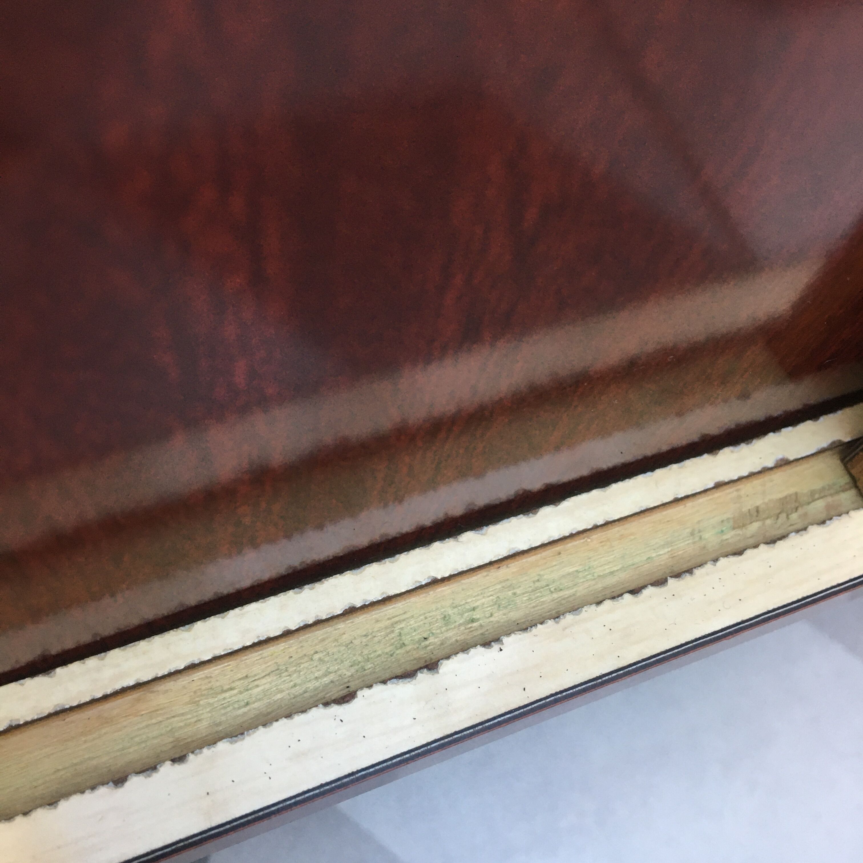 Doll cabinet 50s formica and varnished wood