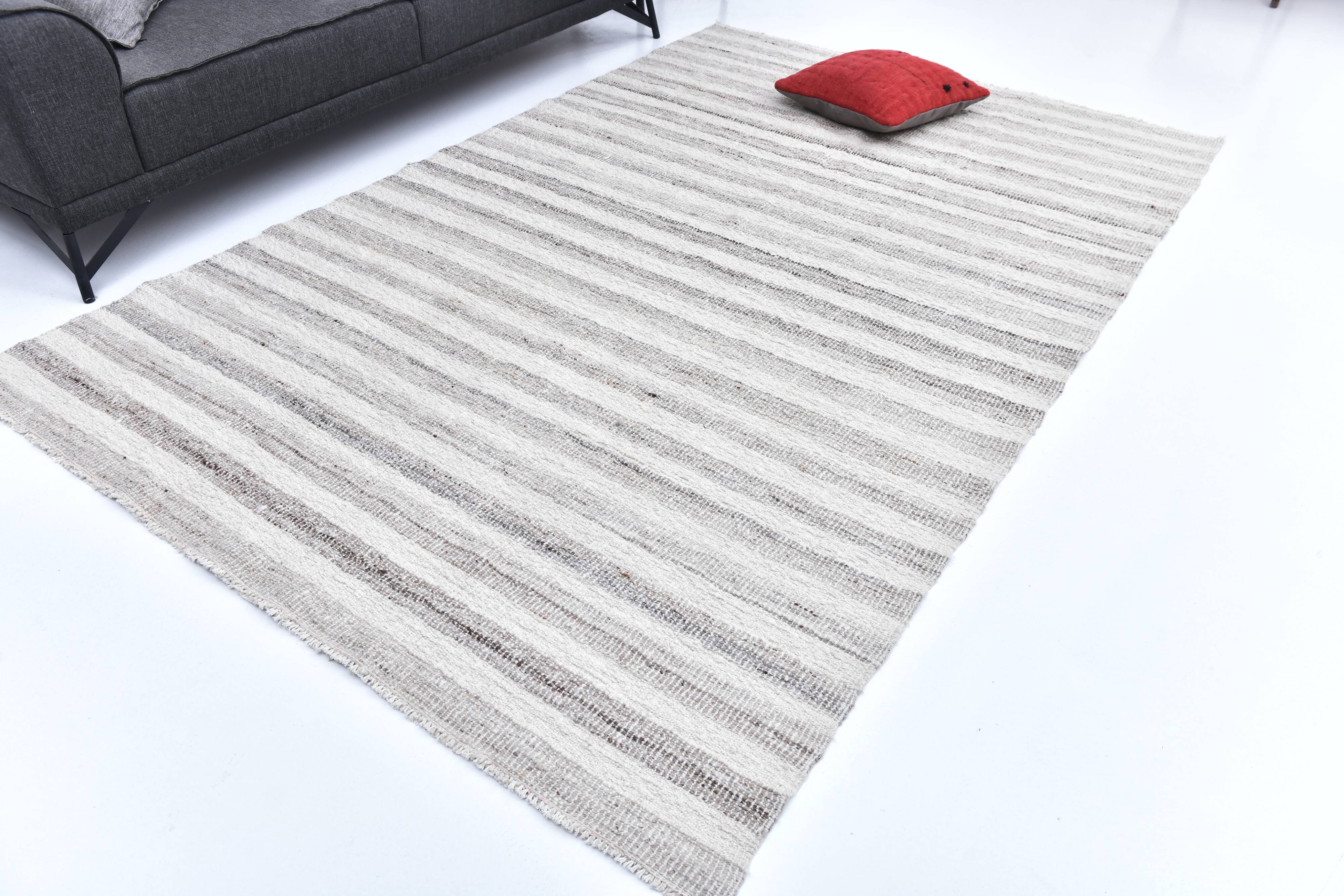 Tapis kilim de mesure 190x290, kilim en laine biologique de Turquie, fait main.