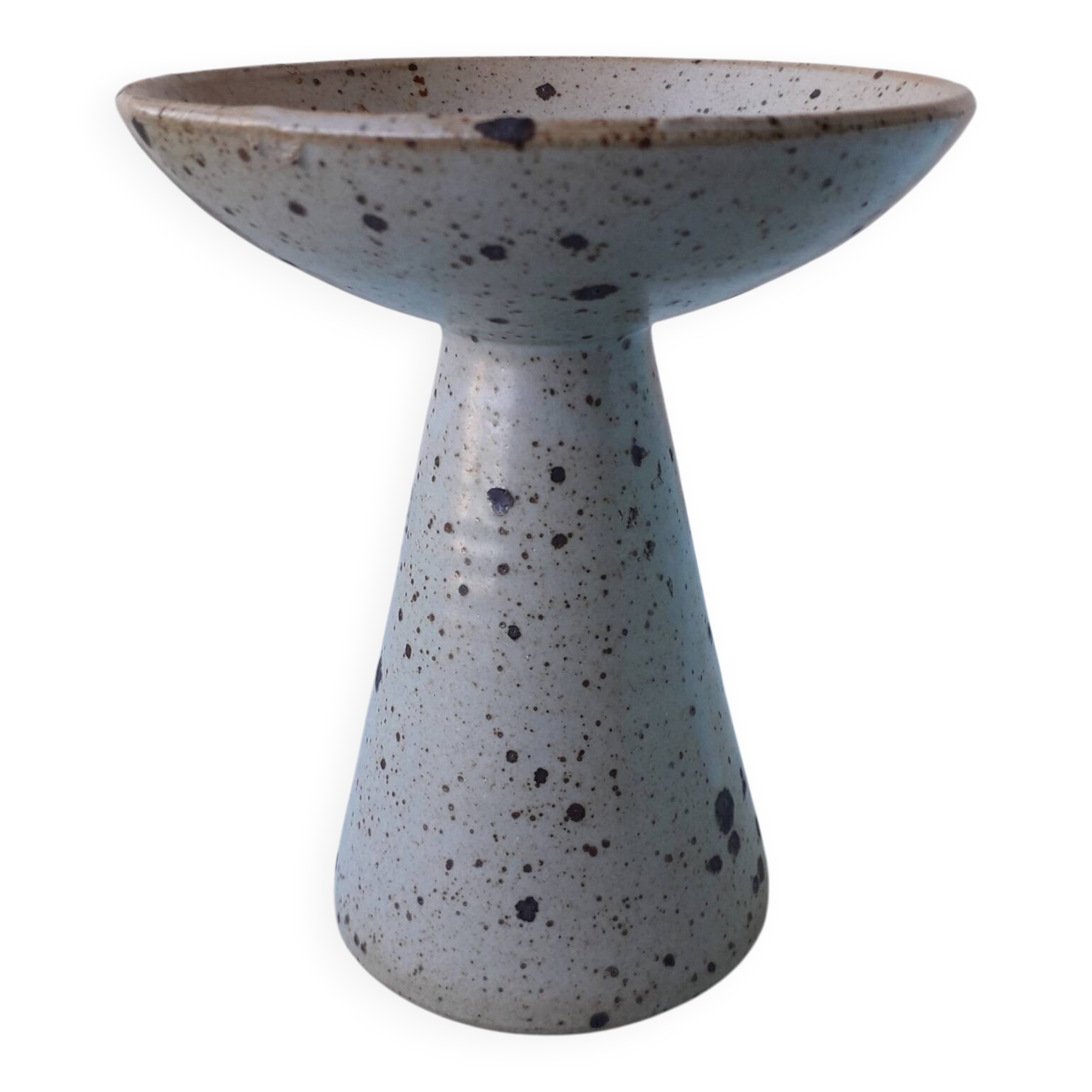 Pyrite stone candlestick