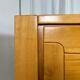 Large French sideboard in solid elm, 1970, attributed to Atelier Chauvin.