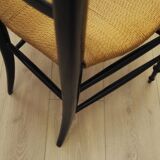 Chaise en hêtre par Gio Ponti pour Chiavari, Italie années 1950