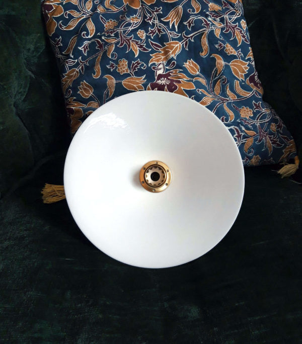 Opaline wall lamp