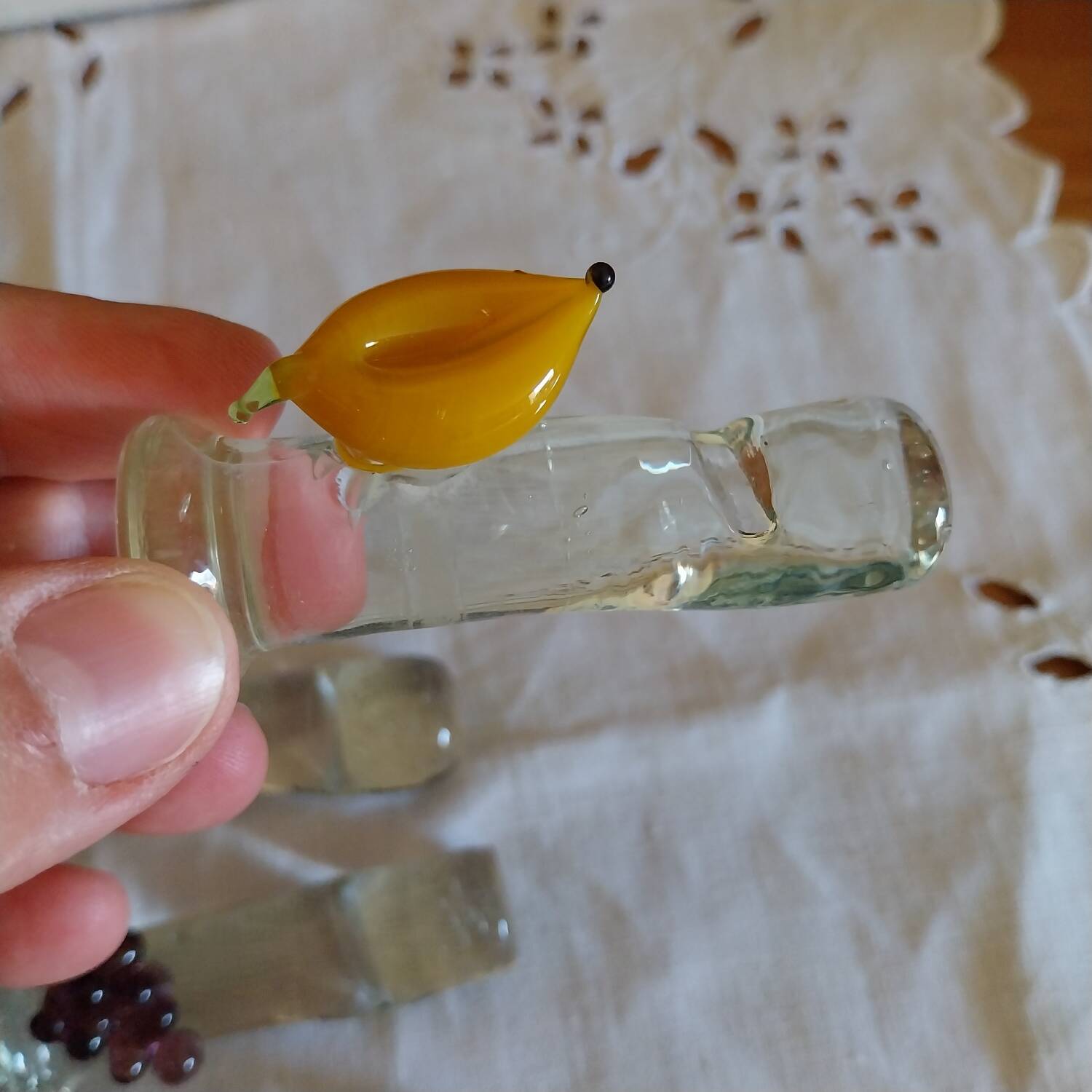 Blown glass knife rests