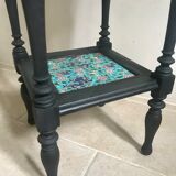 Longwy 19th-century enamels sellette