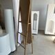 Floor mirror in bamboo and rattan H:1m80