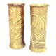 Pair of copper vases - shells 1914-18 - German - trench art