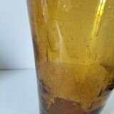 Large bubble glass vase