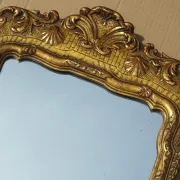 George III Chippendale Style Antique Gilded Wall Mirror
