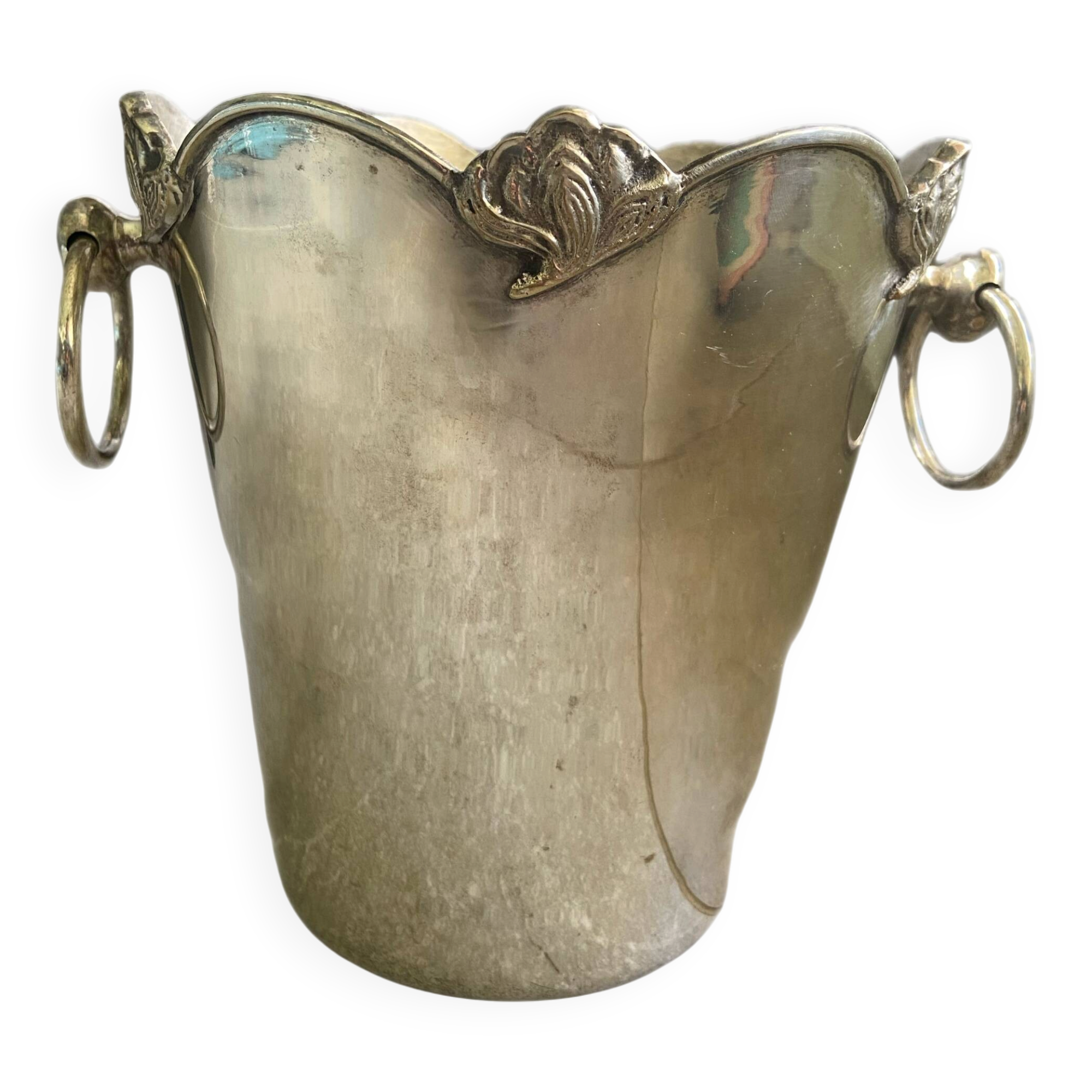 Vintage silver-plated champagne bucket – large elegant model