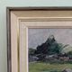 1962 Mid-Century Modern "Rockpools" Swedish Landscape Oil Painting, Framed