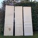 3 large old Haussmann-style wardrobe doors 19th century H260cm