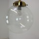Glass hanging lamp Kamenicky Senov, 1970