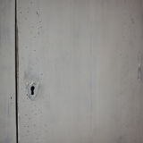 Patinated wooden cabinet