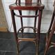 Pair of bistro stools with backrest