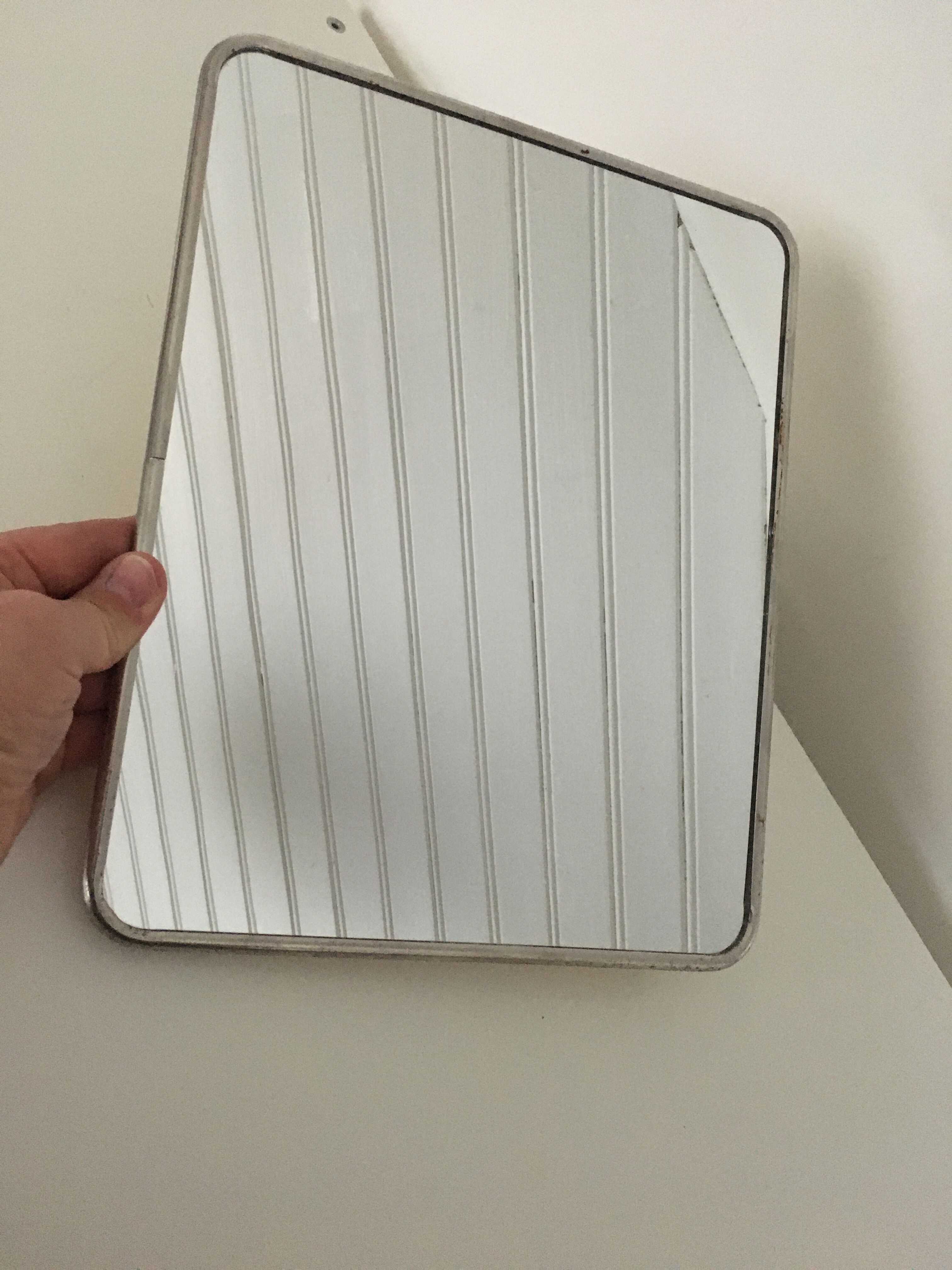 Vintage barber mirror 30x24