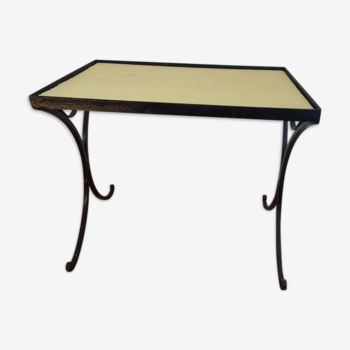 Table low wrought iron