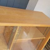 60's glass wall shelf