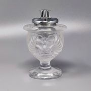 1970s Smoking Set  by Lalique. Signed on The Bottom. Made in France