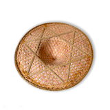 Decorating hat in caning
