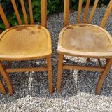 Old bistro chairs