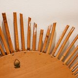 Rattan sun mirror