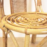 Vintage bamboo chair