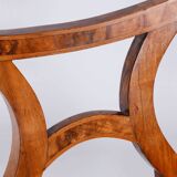 Ensemble Biedermeier restauré de quatre chaises en chêne et noyer, Vienne, Autriche, années 1820