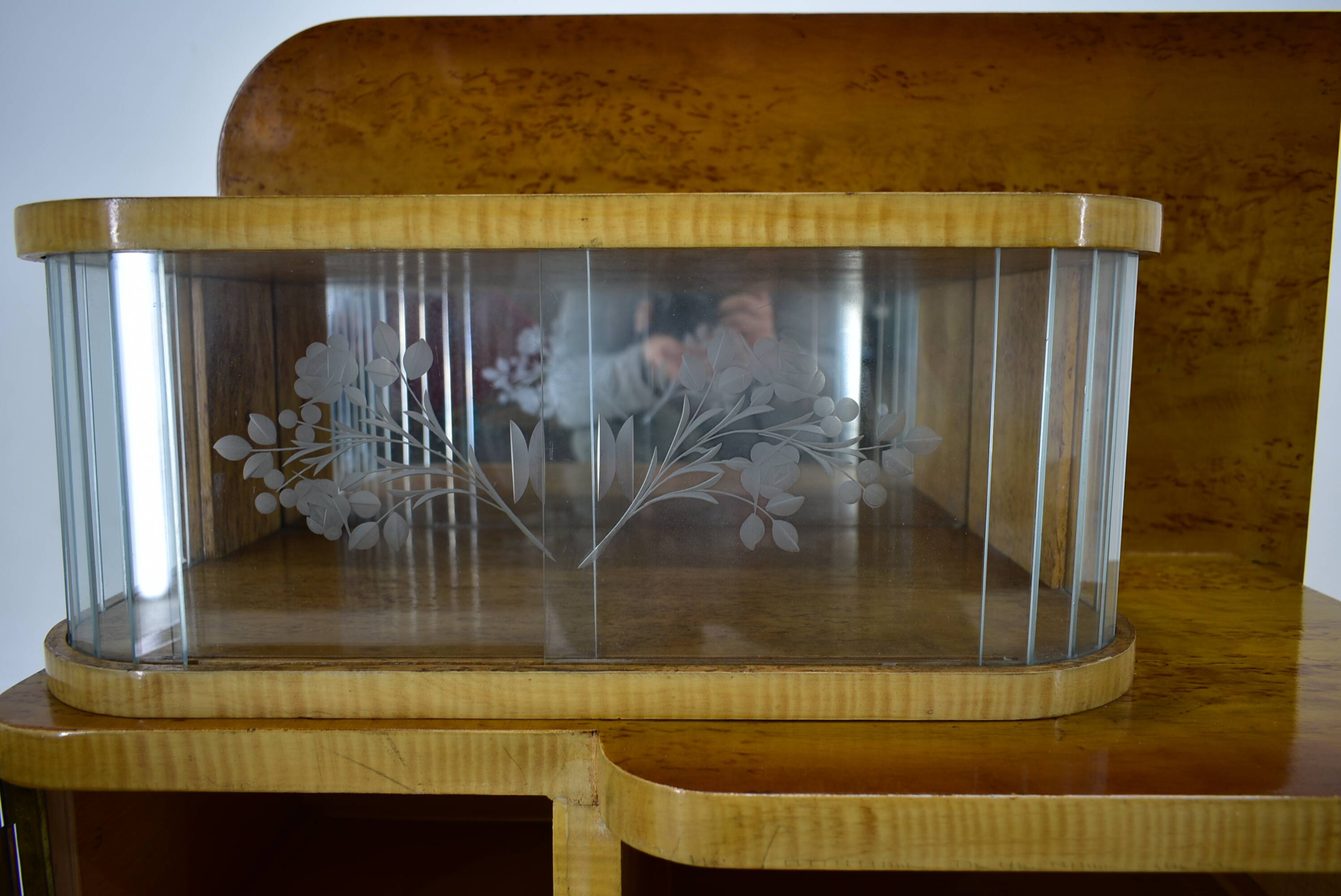 1939s set of Art Deco bedside tables, Czechoslovakia