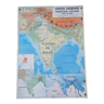 Ancienne carte MDI Inde-Union Indienne Pakistan Ceylan