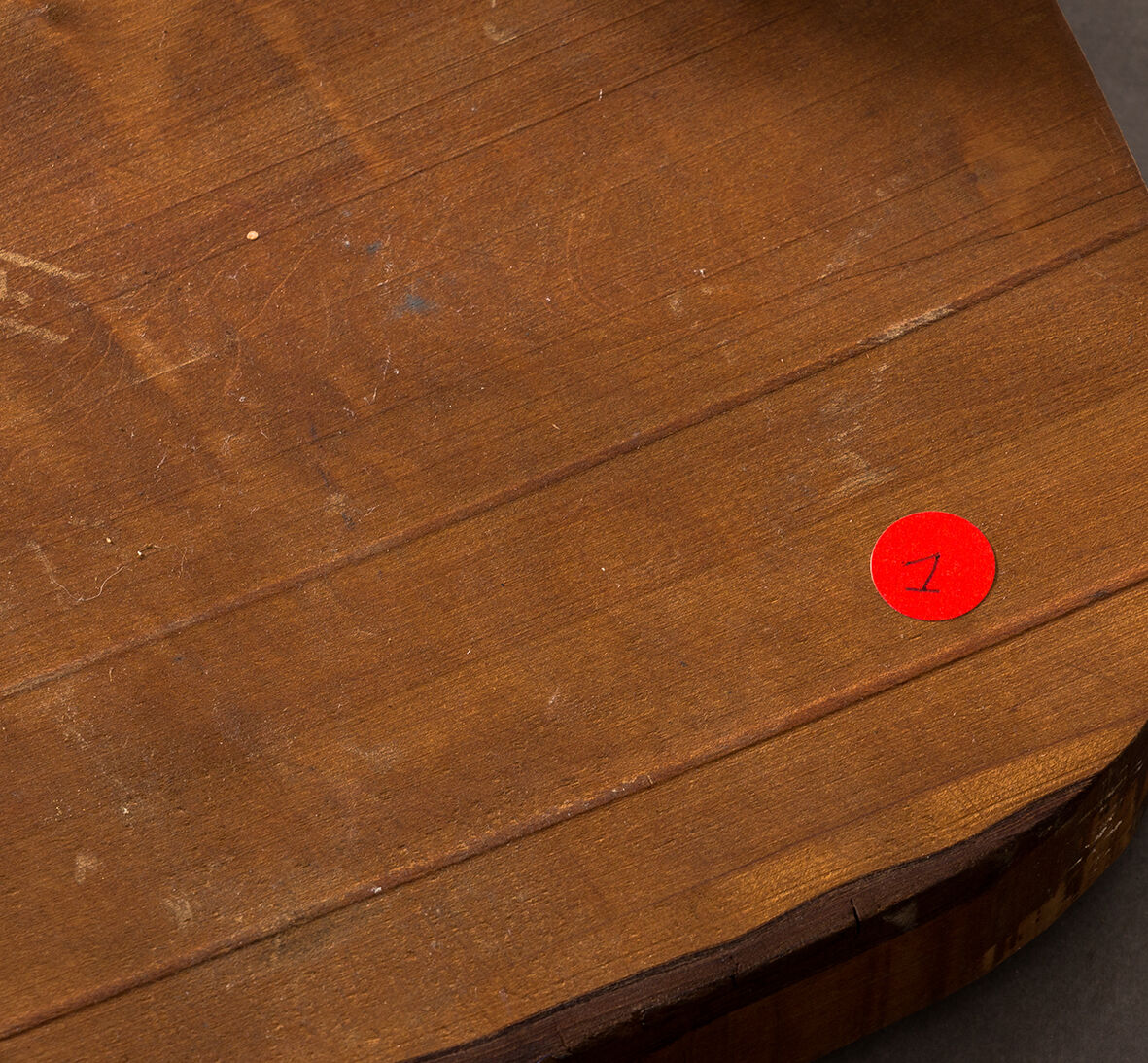 Wooden tripod stool